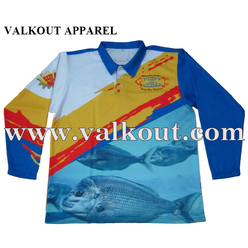 Custom Tournament Bass Sublimated Fishing Jerseys | Valkout Apparel Co ...